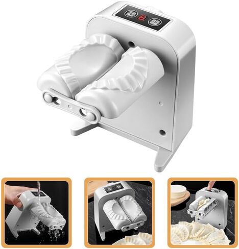 PRETYZOOM Electric Dumpling Maker Machine Automatic Household Dumpling Press for Easy Wrapping Food-grade Material for Making Ravioli and Empanadas in Saudi Arabia
