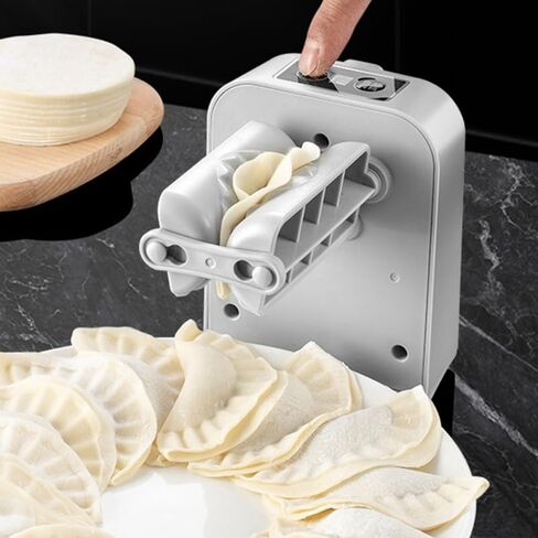 PRETYZOOM Electric Dumpling Maker Machine Automatic Household Dumpling Press for Easy Wrapping Food-grade Material for Making Ravioli and Empanadas in Saudi Arabia
