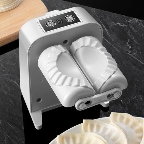 PRETYZOOM Electric Dumpling Maker Machine Automatic Household Dumpling Press for Easy Wrapping Food-grade Material for Making Ravioli and Empanadas in Saudi Arabia