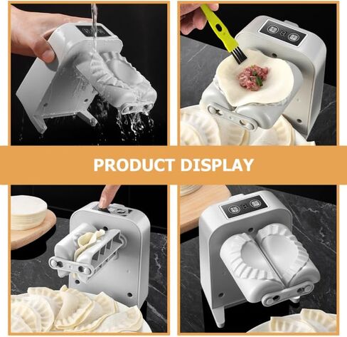 PRETYZOOM Electric Dumpling Maker Machine Automatic Household Dumpling Press for Easy Wrapping Food-grade Material for Making Ravioli and Empanadas in Saudi Arabia