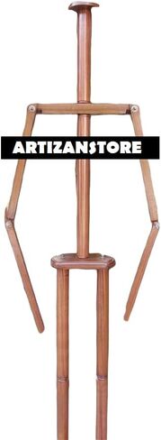 بدلة Artizanstore في العصور الوسطى الكاملة من حامل العرض الخشبي للدروع (بنية) in Saudi Arabia
