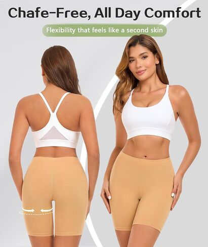 2 Pack Womens Cotton Boyshorts Panties Boxer Shorts Anti Chafing Underwear Soft Breathable Shorts for Women in Saudi Arabia