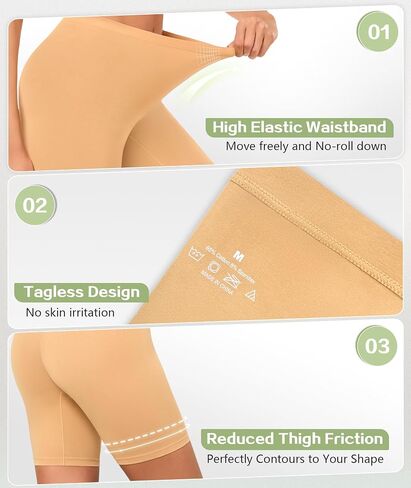 2 Pack Womens Cotton Boyshorts Panties Boxer Shorts Anti Chafing Underwear Soft Breathable Shorts for Women in Saudi Arabia