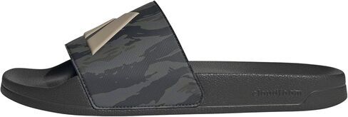 Adidas للجنسين Adilette Slide Slide Slide ، أبيض/أسود/أسود ، 11 رجلاً أمريكي in Kuwait