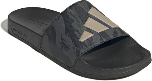 Adidas للجنسين Adilette Slide Slide Slide ، أبيض/أسود/أسود ، 11 رجلاً أمريكي in Kuwait