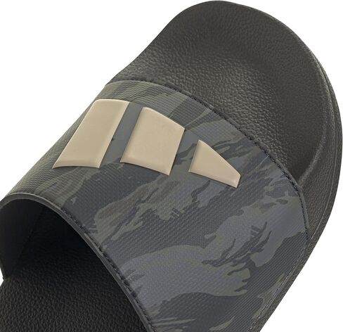 Adidas للجنسين Adilette Slide Slide Slide ، أبيض/أسود/أسود ، 11 رجلاً أمريكي in Kuwait
