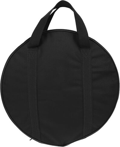 Garneck 15.7inch Cymbal Bag with Carry Handle Single-Layer Round Tambourine Case Wear Resistant Instrument Storage Pouch in Kuwait