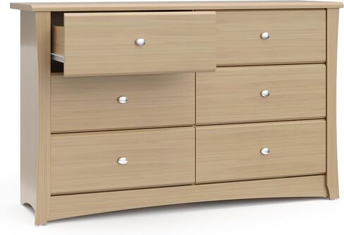 STORKCRAFT Crescent Dresser, 33.5x53.4x16.8 Inch (Pack of 1), Black in Saudi Arabia