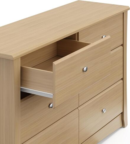 STORKCRAFT Crescent Dresser, 33.5x53.4x16.8 Inch (Pack of 1), Black in Saudi Arabia