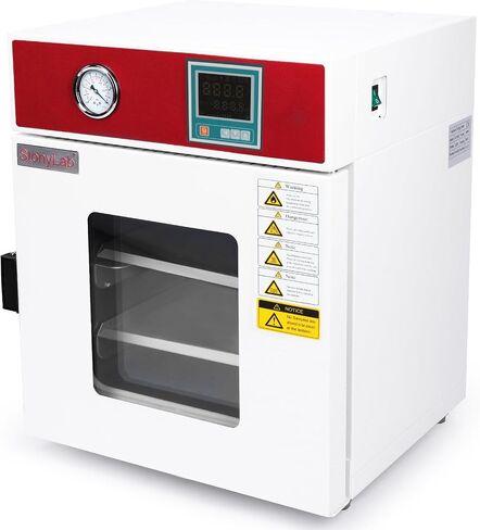 فرن تجفيف الفراغ الرقمي Stonylab ، 0.85 متر مكعب ، 110 فولت ، RT+10-250 ℃ لتجفيف المختبر والتدفئة ، مع مقياس فراغ ووحدة تحكم رقمية ، CE معتمد in Kuwait