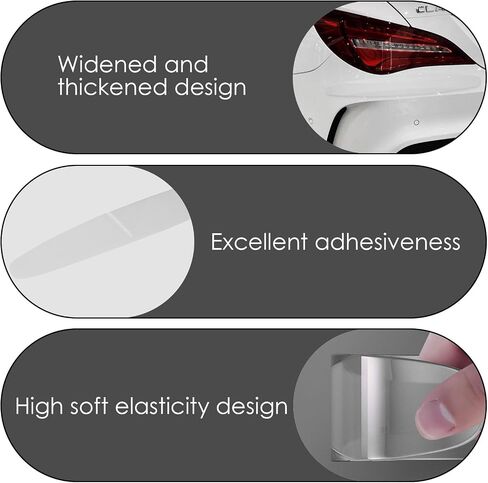 4 Pcs Car Corner Bumper Guard Strip, Anti-Scratch Protector Trim Strips, Universal for Cars SUV Pickup Truck (Black) in Saudi Arabia