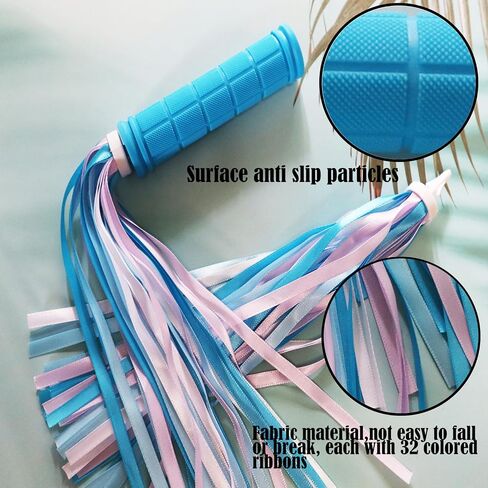 Kids Bike Accessories with Bike Bell,Bike Handlebar Streamers,36PCS Bike Wheel Spokes Beads,Bicycle Handlebar Grips for Kids Bike Decoration Accessories Set in Saudi Arabia