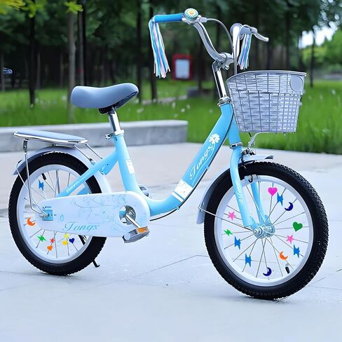 Kids Bike Accessories with Bike Bell,Bike Handlebar Streamers,36PCS Bike Wheel Spokes Beads,Bicycle Handlebar Grips for Kids Bike Decoration Accessories Set in Saudi Arabia