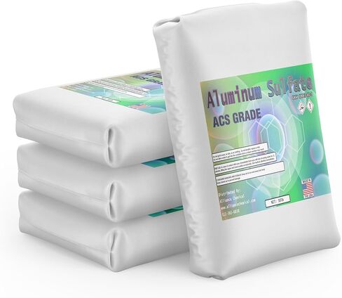 Aluminum Sulfate - Hydrated, ACS FCC Grade - 2LB Canister- Coagulating Agent - Water Treatment - Alliance Chemical in Saudi Arabia