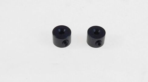 2 Pack 1/16" Bore Shaft Collar with 2-56 Set Screw Black Oxide BSC-006 in Saudi Arabia