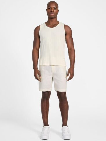 GUESS Men's Fletcher Linen Draw Cord Short in Saudi Arabia