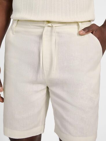 GUESS Men's Fletcher Linen Draw Cord Short in Saudi Arabia