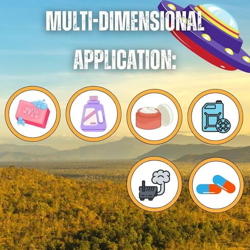 البروبيلين جليكول - درجة USP - درجة الغذاء والمستحضرات الصيدلانية المعتمدة - 5 جالون - مكونة من السكان ، سائل آلة الضباب ، المحاليل المرطب وحلول التجمد - 100 ٪ خالية من الكحول ... in Kuwait