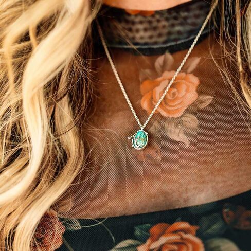 Montana Silversmiths Alpine Embrace Turquoise Necklace in Saudi Arabia