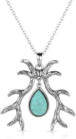 Montana Silversmiths Alpine Embrace Turquoise Necklace in Saudi Arabia