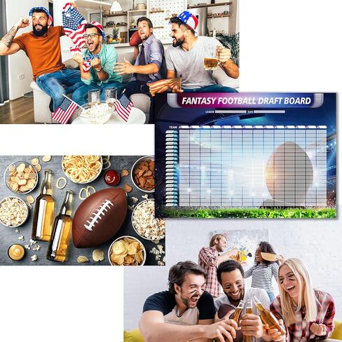 طقم لوحات كرة القدم الخيالي - 2025 ، 6 أقدام × 4 أقدام ، كبيرة ، 14 فريق 20 جولة ، 500+ ملصقات الملصقات ، الفينيل ، XL in Kuwait