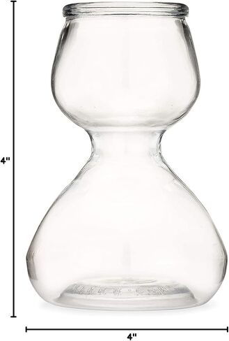 Double Bubble Layered PLASTIC Shot Glass – Clear Chaser Shot Glass Jigger for Smooth Tasty Shots – Fun Unique Split Shot Glasses Barware (Set of 4) in Saudi Arabia