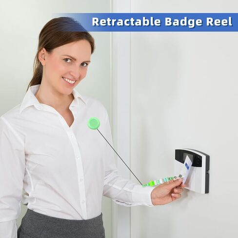 50pcs Beadable Badge Reels Making Kits - Beaded Blank Bars Bulk - Retractable Badge Reel with Belt Clip for ID Name DIY Gift Beadable Items for Nurses, Teachers, Students, Office, Workers (Colorful) in Saudi Arabia