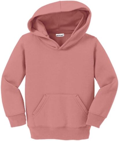 Monag Toddler Fleece Hooded Pullover, Unisex Kids Fleece Hoodie, Children Blank Hoodie in Saudi Arabia