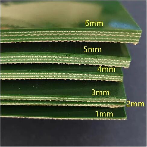 1Pc PVC Green Transmission Conveyor Belt Industrial Belt Perimeter：600mm-1050mm Width：15/20/25/30/35mm(600mm,2MM Thick -1PCS_30MM) in Saudi Arabia