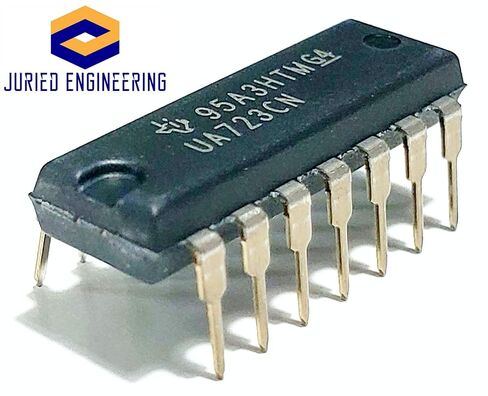 UA723CN UA723 (Direct Replacement for LM723CN LM723) Adjustable Voltage Regulator IC 2-37V DIP-14 IC Breadboard-Friendly (1 Piece) in Saudi Arabia