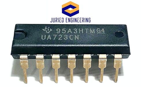 UA723CN UA723 (Direct Replacement for LM723CN LM723) Adjustable Voltage Regulator IC 2-37V DIP-14 IC Breadboard-Friendly (1 Piece) in Saudi Arabia