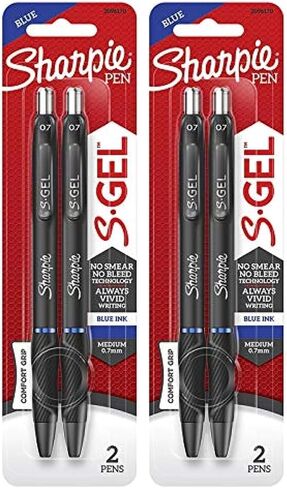 Sharpie S-Gel Blue Gel Pen 2 PK in Kuwait