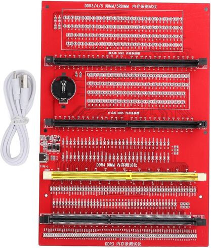 Memory Diagnostic Tester Card For Pc Motherboard Maintenance, Ram Tester Desktop Memory Repair Tool, Memory Tester For Pc Motherboard Maintenance, Desktop Memory Repair Tool With Led Lights in Saudi Arabia