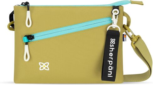Sherpani Zoom, Small Crossbody Purse, Nylon Crossbody Bag, Lightweight Cross Body Bag, Sleek Dual Pouch, Purses for Women in Saudi Arabia