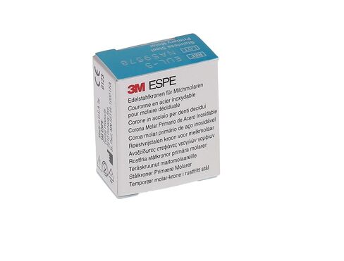 3M ESPE EUL5 Nichro Stainless Steel 2nd Primary Molar Crowns #5 Upper Left 5/Pk in Kuwait