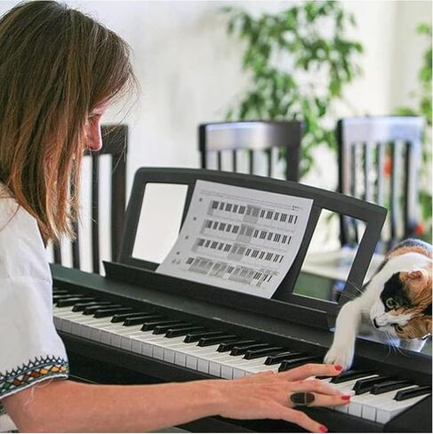 Music Stand for Sheet Music Electronic Keyboard Music Stand Portable Keyboard Piano Accessories Keyboard Music Score Stand for Sheet Music in Saudi Arabia