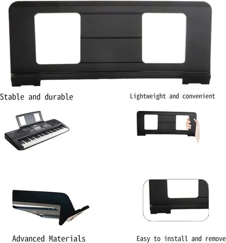 Music Stand for Sheet Music Electronic Keyboard Music Stand Portable Keyboard Piano Accessories Keyboard Music Score Stand for Sheet Music in Saudi Arabia