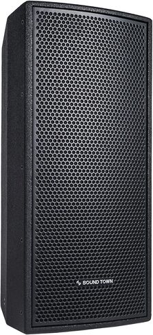 Sound Town Carme Series مزدوج 8 بوصات من مكبرات الصوت المهنية السلبية ، الأسود مع سائق الضغط ، خشب البتولا ، شريحة U للتركيب ، الصوت المباشر ، الكاريوكي ، البار ، الكنيسة (Carme-U208b) in Kuwait