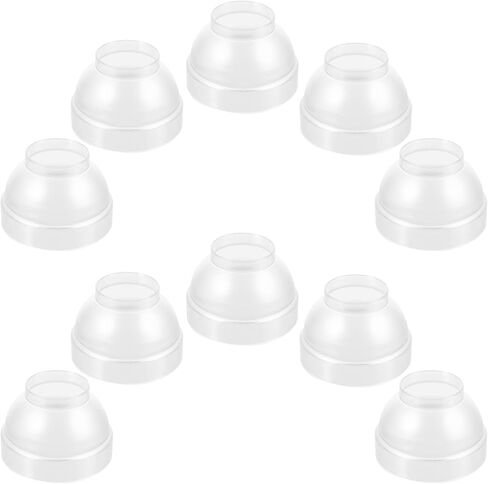Amosfun 40pcs Splash Shaker Cup Lids Covers for Juice Tea Shaker سهلة التنظيف وقابلة لإعادة الاستخدام لمخازن المشروبات واستخدام المنزل in Saudi Arabia
