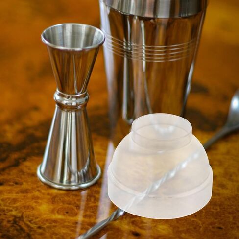 Amosfun 40pcs Splash Shaker Cup Lids Covers for Juice Tea Shaker سهلة التنظيف وقابلة لإعادة الاستخدام لمخازن المشروبات واستخدام المنزل in Saudi Arabia