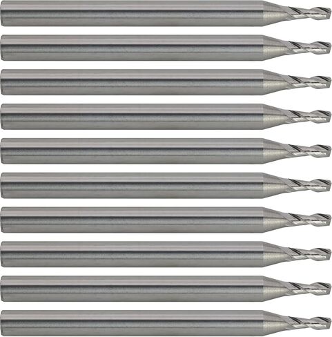 CME 1 PCS Micrograin Carbide End Mills ، الأنف المربع ، إنهاء مشرق (غير مصقول) ، 1/2 "قطر الطاحونة ، 3" طول من القطع ، 6 "الطول الكلي ، 2 الفلوت ، القطع المركزية in Kuwait