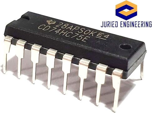 CD74HC75E CD74HC75 74HC75 7475 عالي السرعة CMOS المنطق مزدوج 2 بت قابلة للشفاف قابلة للشفاء IC DIP-16 (حزمة 20) in Saudi Arabia