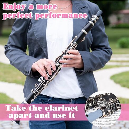 2PCS Clarinet Cleaning Cloth, Clarinet Cleaner for Inside Tube Suitable Piccolo Flute Sax Saxophone in Saudi Arabia