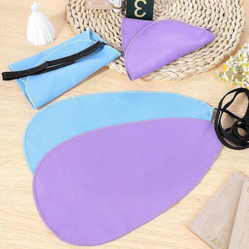 cobee 4 Pcs Clarinet Swab Clarinet Cleaning Cloth, Blue and Purple Clarinet Cleaner Flute Cleaning Cloth, Clarinet Cleaning Cloth with String for Clarinet Piccolo Flute Saxophone in Saudi Arabia