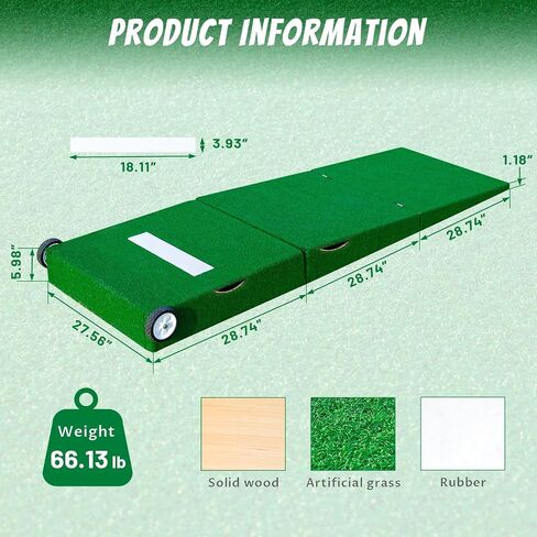 Foldable Pitchers Mound 6 Inch Pitching Mounds for Baseball Portable Pitching Mound with Pitching Rubber Pitching Mound Set for Indoor/Outdoor (Includes a Baseball) in Kuwait