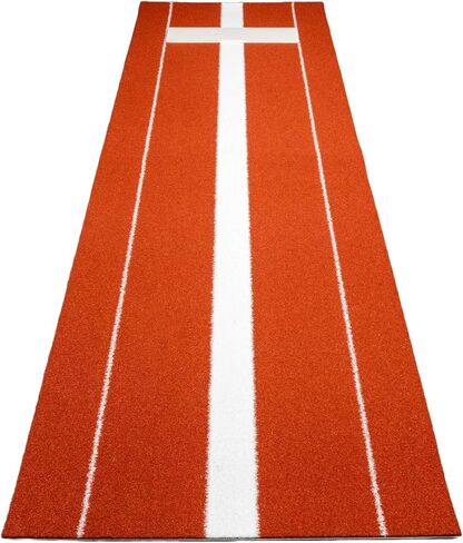 All Turf Mats® Softball Pitching Mat – Portable Nylon Fastpitch Equipment with Rubber Mound and Foam Backing for Pitcher Training Indoors & Outdoors, 3x10 Trainer Practice Tools with Pitchers Mounds in Saudi Arabia