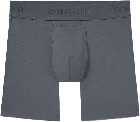موجزات Tommy John Men Second Second 6 "ملاكمة - بدون ركوب ، ناعمة ، تنفس ، ملابس داخلية شبكية سريعة الجف in Kuwait