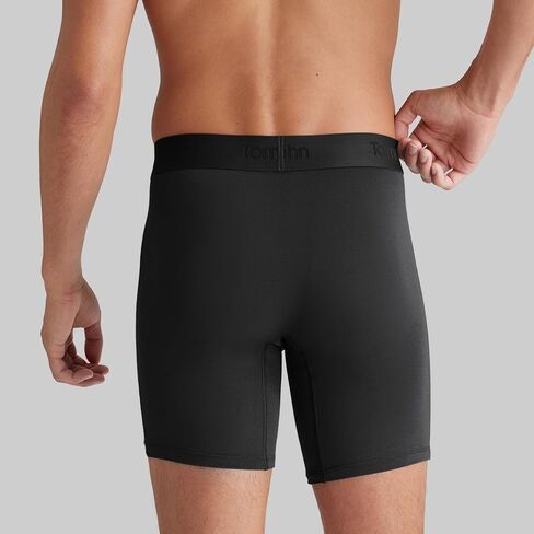 موجزات Tommy John Men Second Second 6 "ملاكمة - بدون ركوب ، ناعمة ، تنفس ، ملابس داخلية شبكية سريعة الجف in Kuwait