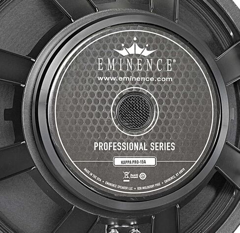 Eminence Professional Series Kappa Pro 15A 15" Pro Audio Speaker, 500 Watts at 8 Ohms in Saudi Arabia