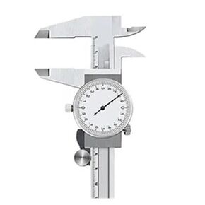 Vernier Calipers 0-150/200mm Dial Calipers Metal Gauges Rulers Depth Measuring Tools(0-200mm with Box) in Kuwait